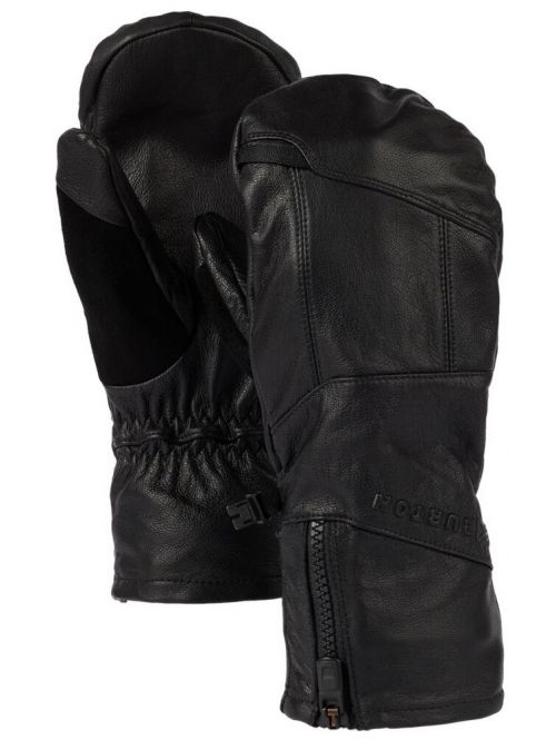 Pánské rukavice Burton AK Leather Tech Mitten true black
